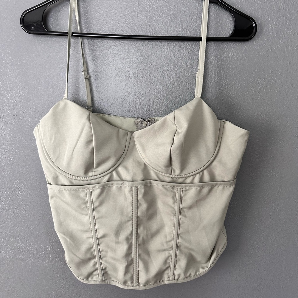Fashion Nova NWT corset crop top S